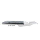 IntekView - Plateau pour clavier Ultimum - 25" x 10" - Ambidextre - Rails 17"-Hauteur de profil : de ½" à 7/8" (1,3 cm à 2,2 cm)