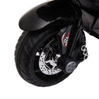 Qaba - Moto pour enfants 6v avec éclairage musical, 3 roues - rouge-Vitesse maximale de 1,86 mi/h (3 km/h), rapide mais sûre 