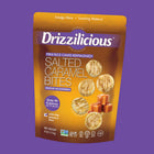 Drizzilicious - Mini galettes de riz Drizzilicious - Caramel salé - 113 g-Paquet individuel de 4 oz (113 g)