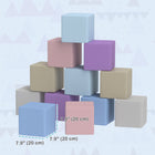 Soozier - Ensemble de 12 blocs de mousse souples pour tout-petits - Couleurs pastel-Les configurations personnalisées apportent beaucoup de plaisir aux petits  