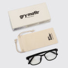 Gry Mattr - Lunettes de lecture anti-lumière bleue - Seoul Éco - +1.50-Protection contre la lumière bleue des écrans numériques, réduit la fatigue oculaire