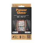 PanzerGlass - Protecteur d'écran de confidentialité pour iPhone 15 Plus - Noir-Il réduit l'exposition à la lumière bleue et dispose d'un revêtement antireflet