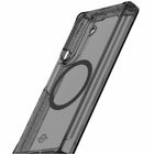 ITSKINS - Étui Hybrid_R Hinge avec MagSafe pour Galaxy Z Fold 7 – Fumé/Transparent-Fabriqué à partir de matériaux 100 % recyclés