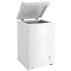 HOMCOM - congélateur coffre compact - 3,5 pi3 - blanc-Le congélateur coffre offre une généreuse capacité de 3,5 pi3 pour vos besoins de stockage en vrac