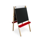 Crestline - Chevalet réglable avec rouleau de papier - noir-Comprend un rouleau de papier kraft de 45 cm x 30 m et deux plateaux en plastique robuste.