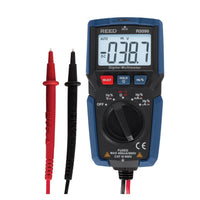 REED - R5099 multimètre compact-Mesure la tension et le courant CA / CC, la résistance, la capacité, la fréquence, la diode et la continuité