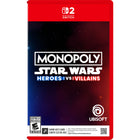 Monopoly: Star Wars Heroes vs. Villains pour Nintendo Switch 2-Entrez dans la galaxie star wars avec une nouvelle touche audacieuse à monopoly. vivez des moments cinématographiques emblématiques en compétition avec votre famille et vos amis dans des lieux emblématiques de toutes les époques de la saga