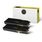 Premium Tone - Xerox 106R03501 Toner compatible - Jaune - Paquet de 2-Toner compatible