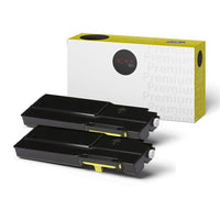 Premium Tone - Xerox 106R03501 Toner compatible - Jaune - Paquet de 2-Toner compatible