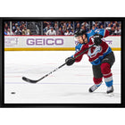 Nathan MacKinnon Colorado Avalanche Shooting sur toile - Toile encadree - 31" x 22"-Impression sur toile de qualité supérieure avec bordures enveloppées