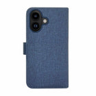 Blu Element - Étui Folio 2-in-1 pour iPhone 17 - Bleu Lazuli-Matériau semi-doux cousu à la main de qualité supérieure