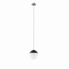 Modway - Stellar 1-Lumière Lumière suspendue - Nickel poli à l’opale-Pendentif moderne à une lumière