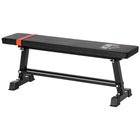 Soozier - Banc d’entraînement plat-Support d’haltères intégré de 3,9 po (10 cm) de largeur pour plus de commodité 
