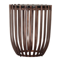 Zuo - Kafig Table d’appoint - Bronze-Bois de santal recyclé au charme authentique et durable