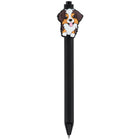 Merangue - Stylos rétractables Dog Topper - Lot de 3-Parfait pour l'école, le bureau ou comme cadeau amusant