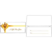 Enveloppes pour devises Action Envelope - 2-7/8 po x 6-1/2 po - nœud doré - paquet de 500-Livré avec un noeud doré