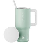 GROSCHE - Aspen Gobelet Isolé avec Poignée - 32 oz - Vert Écume-Isolation sous vide à triple paroi