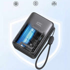 Anker - Batterie Portable Compacte 5000 mAh 22,5 W - Noir-Charge et recharge USB-C 15 W : Le port USB-C prend en charge une puissance de sortie et de recharge jusqu’à 15 W, permettant de recharger un iPhone 17 à 50 % en 51 minutes et de recharger la batterie externe à 50 % en 43 minutes. (Remarque : Données issues de tests internes en laboratoire.)
