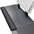 Plateau de clavier Intekview avec porte-copie-Tiroir à clavier et porte-copie, finition noire