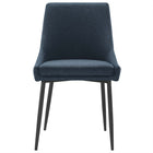 Modway - Viscount Tissu rembourré Chaises de salle à manger Ensemble de 2 - Azur noir-7