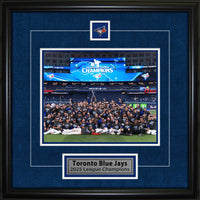 2025 ALCS Champions 8x10 Toronto Blue Jays - Impression encadree - 18" x 18"-Qualité supérieure - 8x10 framed
