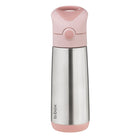 b.box - Bouteille Isotherme - 500ml - Écrasé de Rose (Blush Crush)-Isolation triple couche garde les boissons froides jusqu’à 8h ou chaudes jusqu’à 6h
