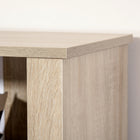 HOMCOM - Bibliothèque à 4 niveaux pour bureau, salon - chêne-Design élégant et simple, parfait pour votre bureau, chambre, salon ou bureau 