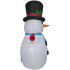 GEMMY - Bonhomme de neige gonflable de Noël - 107 cm-Se gonfle automatiquement en quelques secondes
