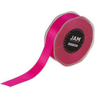JAM Paper - Ruban de satin double face - 7/8" de large x 25 m - Rose choquant-Couleur : rose choquant