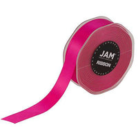 JAM Paper - Ruban de satin double face - 7/8" de large x 25 m - Rose choquant-Couleur : rose choquant