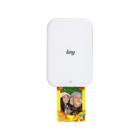 Canon - Mini-imprimante photo IVY 2 Vue - blanc pur-L'imprimante photo miniature IVY 2 de Canon est suffisamment petite pour que vous la glissiez dans votre poche et l'emportiez partout