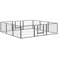 PawHut - Enclos pour Chien 12 Panneaux avec Porte pour Extérieur et Intérieur - 24 po L-Un excellent terrain de jeu qui peut également servir de séparation