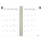 Blueline - Agenda Scolaire Hebdomadaire/Mensuel - 8 po H x 5 po l - Motif Nautique - Anglais-Comprend des calendriers de référence