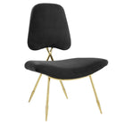 Modway - Ponder Performance Velvet Chaise longue - Noir-Chaise lounge du salon ou de la chambre