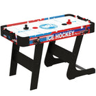 Soozier - Table De Air Hockey 40 Po Avec 2 Palets- 2 Poussoirs - Table D’Arcade Pliante-Conçu pour économiser de l'espace et offrir un rangement et une installation faciles 