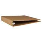 JAM Paper - Classeur Kraft brun 1 pouce - classeur à 3 anneaux-Les larges panneaux avant et arrière recouvrent entièrement les intercalaires et protège-pages standard. Nos classeurs à 3 anneaux métalliques sont dotés de deux boutons pour une ouverture et une fermeture faciles, ainsi que d'une pochette pratique sur le rabat intérieur.