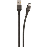 Scosche - câble de recharge USB-C à USB-A StrikeLine 1 pi - noir-Alimentation USB de Type C : conçu pour offrir des transferts des données rapides et de haute efficacité, pour la puissance de recharge jusqu’à 15 watts et la synchronisation des appareils de Type C