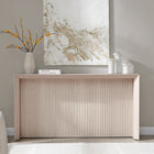 Hudson&Canal - Console Piedmont 56" de largeur - Blanc aulne-Caractéristiques assemblage facile