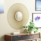 Zuo - Miroir rond Glow - Or-Placement du miroir: Mural