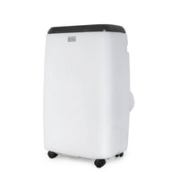 BLACK+DECKER - Climatiseur portatif SACC/CEC 8 000 BTU avec chauffage-Fonctionnalité 4 en 1 - combine 4 fonctions écoénergétiques pour tous vos besoins de refroidissement et de ventilation avec les modes de refroidissement, de ventilation et de déshumidification (80 pintes par 24 heures), le tout dans une seule machine. Sans seau, le fonctionnement à auto-évaporation rend votre espace de vie frais, propre et sec. Contient 12 oz. Du réfrigérant R32, qui n'a aucun impact sur la couche d'ozone et améliore l'ef