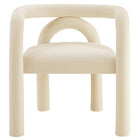 Modway - Astrid Performance Velvet Chaise à manger - Porcelaine-8