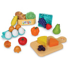 Learning Resources - Actualités Marché aux choux frais Set - Ensemble de 27-Idéal pour les cuisines de jeu ! Que vous commenciez une collection d'aliments de jeu ou que vous ajoutiez des accessoires de cuisine de jeu existants, cet ensemble fonctionne parfaitement pour tous les types de jeu de simulation !
