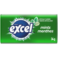 Excel – Menthes à saveur Menthe verte, 34 g-Le flacon à saveur Menthe verte contient environ 49 menthes