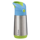b.box - Bouteille Isotherme - 350ml - Brise Océane-Couvercle avec paille étanche et bouton-poussoir adapté aux petites mains