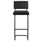 Modway - Parity Boucle Tabourets de bar - Noir noir - Ensemble de 2-8