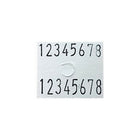 Motex - Étiquettes amovibles MX6600 S-Plus - blanc - 10000 étiquettes-2 lignes 8 caractères