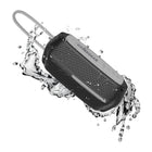 HyperGear - Haut-parleur Bluetooth sans fil et étanche Wave - Noir/Gris-Son stéréo HD puissant de 10 W