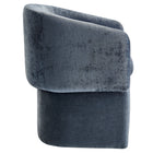 Modway - Verity Barrel Back Chenille Fauteuil à manger - Bleu ardoise-7
