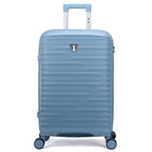 TUCCI - Bagage à main rigide Lussore 20 po - Bleu-Conçu en Italie – Savoir-faire et style italiens premium. Fabriqué avec une coque rigide en polypropylène haut de gamme, flexible, légère et conçue pour durer
