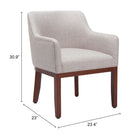 Zuo - Berbera Chaise de salle à manger - Gris-6